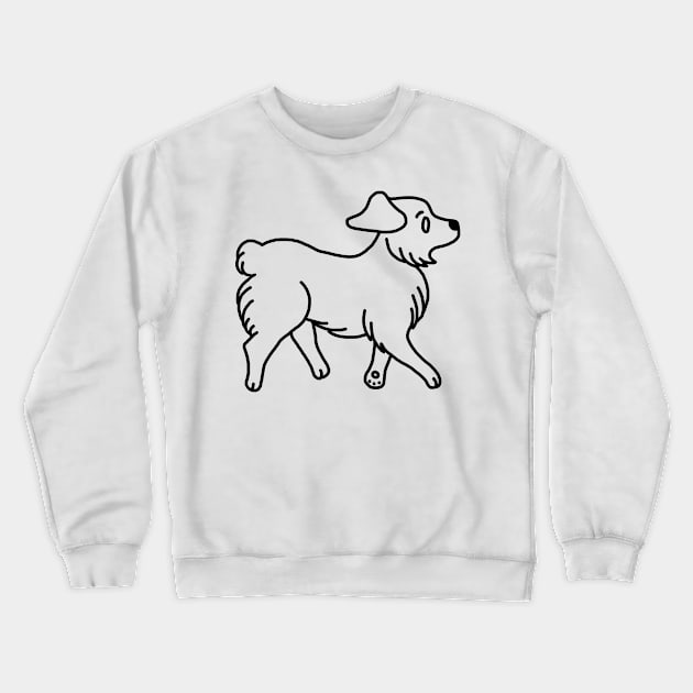 Willow the Aussie Crewneck Sweatshirt by Willow Comics